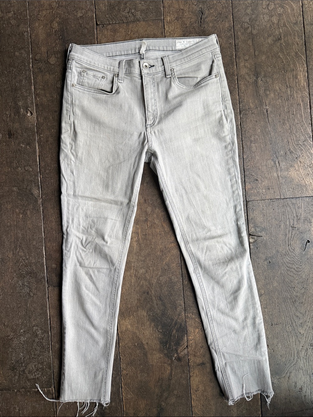 rag & bone Ankle Skinny Gray Jeans - Size 30